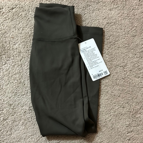 Lululemon Olive Green Leggings - Picture 1 of 5
